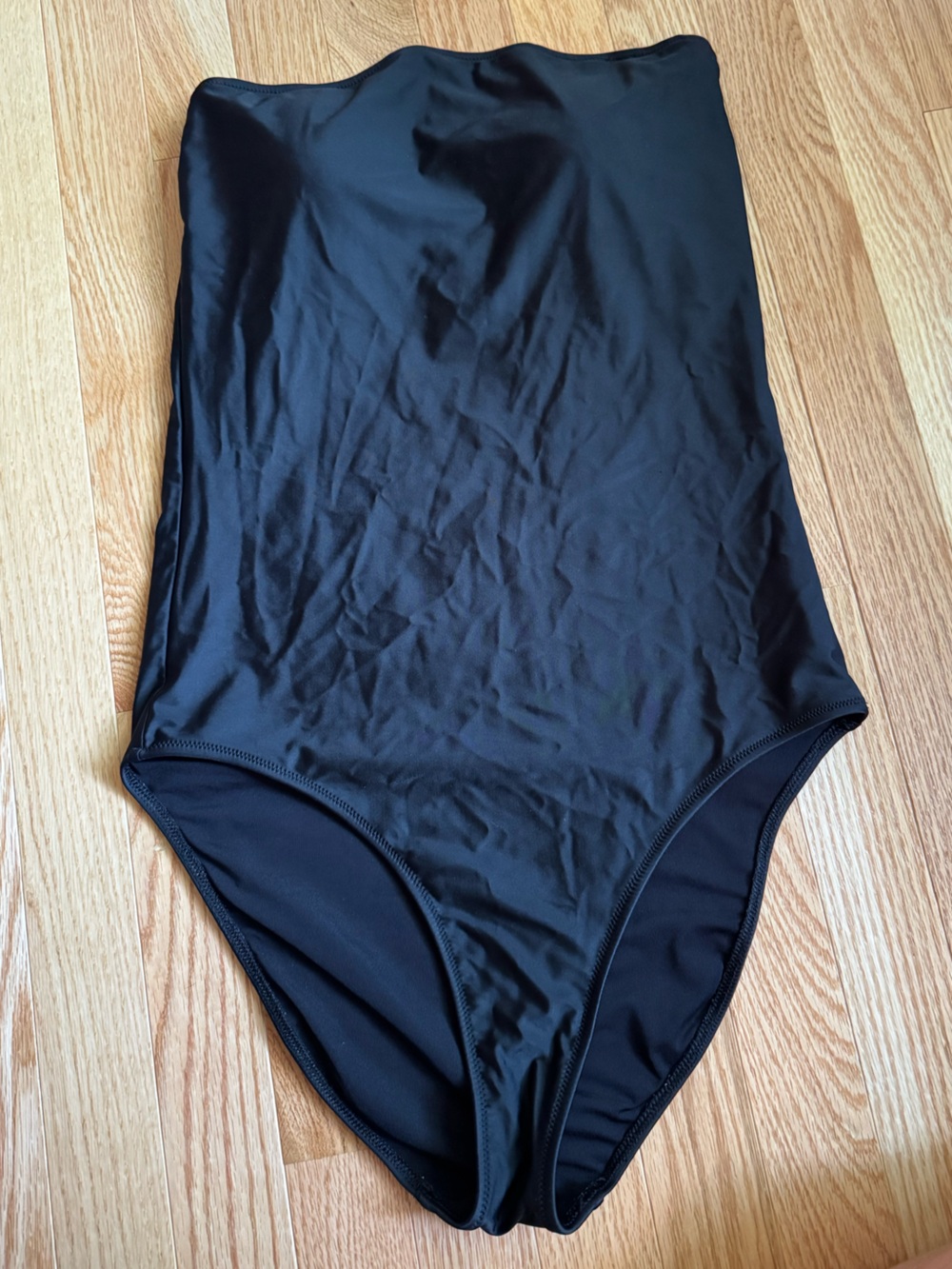 NWOT Aerie Wavemaker one piece strapless swimsuit LONG - Picture 2 of 3